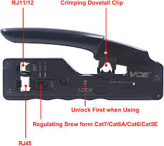 Write sl rpl procedure procedure started. Buy Vce Combo Rj45 Rj11 Network Ethernet Cable Crimping Tool Compact Modular Crimper And Wire Stripper Cutter For Cat5 Cat6 Cat6a Cat7 Cable Plug Online In Canada B07tv3jlck