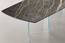 Dining Table By Tonelli With A Laminam Porcelain Top Were Able To Design And Manufacture Bespoke Tables Study Desks O Boardroom Table Glass Table Dining Table