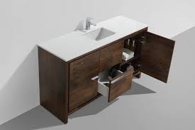 single sink rose wood bathroom vanity