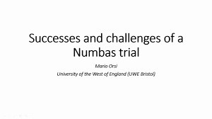 Successes and challenges of a Numbas trial