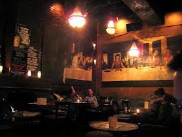 Art Bar Back Room West Village Nyc Dove Drawing West Village Nyc Art