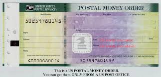 Payments For Consular Services United States Postal Service Money Order Payment