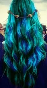 If you think you're ready to go bold and dye your hair blue, you should check out these awesome looks! Cool Blue Things On Pinterest Tiffany Blue Blue Green Hair And Hair Styles Mermaid Hair Green Hair