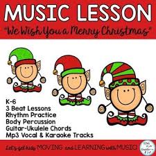 Christmas Music Lesson We Wish You A Merry Christmas K 6 Mp3 Tracks Music Lessons Christmas Music Lesson Christmas Music