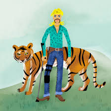 Jan 23, 2020 · (cnn) he called himself joe exotic and once lorded over a popular exotic animal park in oklahoma. Tiger King Joe Exotic Illustration Dagmar Yanbak Grafikdesign Und Webdesign