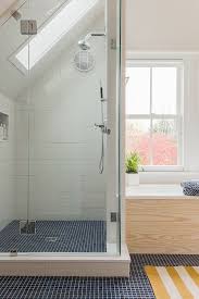 Skylight Shower Attic Bathroom Attic Shower Scandinavian Modern Kitchens