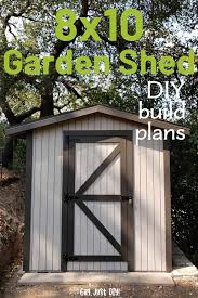 Best barns shed kits come in sizes from an 8ft. 8x10 Shed Plans Build Your Own Garden Or Storage Shed Girl Just Diy