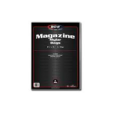 Magazine Protectors For Collectors, Mylar Magazine Sleeves (8-7/8" X  11-1/2") - 2 Mil Thick (Pack Of 50), Bcw: Buy Online At Best Price In Uae -  Amazon.ae