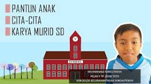 Mulai dari ingin jadi youtuber, pemain bola, chef, koki, programmer, drafter, dan banyak lagi. Pantun Anak Cita Cita Karya Murid Sd Youtube