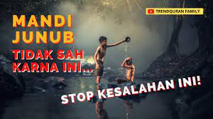 Lengkap Cara Mandi Wajib Junub Yang Benar Bagi Laki Laki Perempuan Menurut Islam Youtube