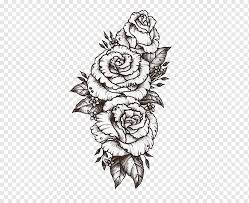 Each illustration included in this set was hand inked and then colored in photoshop. Sleeve Tattoo Cover Up Tattoo Artist Polynesia Others Monochrome Flower Fictional Character Png Pngwing