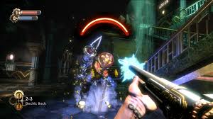 On the classic version, the chair naturally wants to recline you a bit more than the remastered version does. The Remastered Bioshock Collection Looks Better But Not Different The Verge