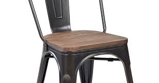 Eurosportstolix Style Metal Dinning Chairs Stackable Home Kitchen Barstools With Handmade Wooden Seat And Back Set Of Dinning Chairs Chair Kitchen Bar Stools