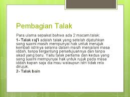 Talak (yang boleh dirujuk) itu dua kali. Fiqh Talak Dan Rujuk Ahmad Syakirin Mukaddimah Nikah
