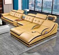 sofa ruang tamu/sofa kulit/sofa refleksi | Lazada Indonesia