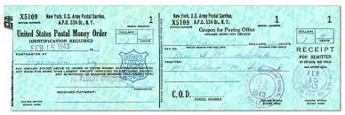 They're great for auction sites like ebay, and let you pay without handing over your financial details. Money Order From Uss Kanawha Ao 1 National Postal Museum