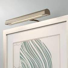 Concept Antique Brass 18 Wide Battery Powered Led Picture Light 8w867 Lamps Plus In 2021 Led Picture Light Picture Light Battery Powered Led