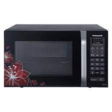 Unlike other microwave ovens, inverter technology delivers a seamless. Buy Panasonic 23 Litres Convection Microwave Oven 360 Heat Wrap Nn Ct35lbfdg Black Floral Online Croma
