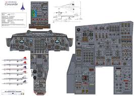 Concorde Cockpit Poster Cockpit Concorde Boeing 737 Cockpit