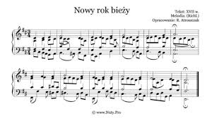 Nowy Rok Biezy Nuty Tekst Pdf Organy Pianino