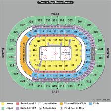 Amalie Arena Seat Map Elegant Tampa Bay Lightning Arena