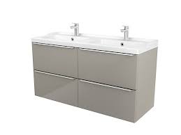 Read more media.castorama.fr goodhome imandra 120 ~ meuble sous vasque à suspendre goodhome imandra blanc 120 cm | castorama. Meuble Sous Vasque A Suspendre Goodhome Imandra Taupe 120 Cm Plan Vasque Nira Castorama
