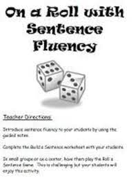6 Traits Writing Sentence Fluency Notes Guided Instruction Activity Sentence Fluency Sentence Fluency Activities Sentence Writing
