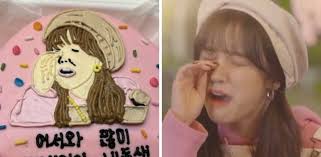 ugly cake turned out to be this scene 😅