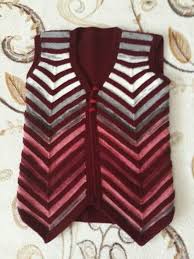 Yapimi Gayet Kolay Gorunusu Cok Hos Bir Model 38 40 Beden Alintidir Malzemeler Alize Superlana Bordo Ip Alize Superlana Yelek Baby Knitting Patterns Orgu