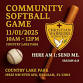 COMMUNITY SOFTBALL GAME event in Hialeah, FL