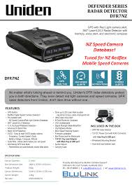 Most radar detectors are used so the driver can reduce the car's speed before being ticketed for speeding. Nz Speed Camera Database Manualzz