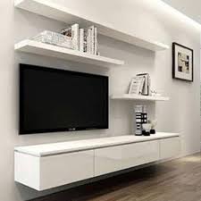 Wooden White Modern Tv Cabinet Features Termite Proof Rs 600 Square Feet Id 16 In 2020 Tv Room Design Living Room Entertainment Center Living Room Entertainment