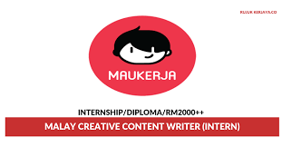 Malaysians are known to be social media addicts. Jawatan Kosong Terkini Maukerja My Malay Creative Content Writer Kerja Kosong Kerajaan Swasta