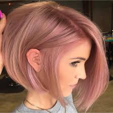 The bob also looks good with any bangs or any parting. 35 Of The Most Beautiful Short Hairstyles With Pastel Colors