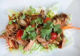 It's all about the marinade when it comes to the grilled pork in fresh rice paper rolls that are popular in central vietnam. Thai Food Nutrition Facts Menu Choices Calories