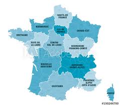 See more ideas about france, map, france map. Carte Regions Departements De France 1 2018 Stock Vektorgrafik Adobe Stock