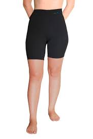 Women Swim Shorts High Waist Sun Protection Upf50 Black Chlorine Resistant Swim Shorts Women High Waist Swim Shorts High Waisted Swim