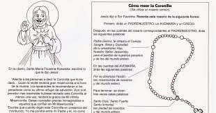 La imagen de la divina misericordia le fue revelada a santa faustina en 1931 y jesús mismo le pidió que se pintara, explicándole luego su significado y lo que los fieles alcanzarán con ella. El Rincon De Las Melli La Coronilla De La Divina Misericordia