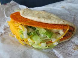 Homemade cheesy gordita crunch tacos…taking everyone's favorite fast food taco and making it healthier at home. Review Taco Bell Doritos Cheesy Gordita Crunch Brand Eating