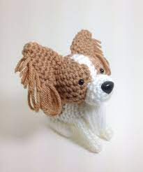 Sale Papillon Stuffed Animal Amigurumi Dog Crochet Dog Made To Order 21 00 Via Etsy Crochet Dog Crochet Crochet Amigurumi