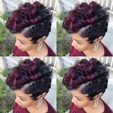 The reason is that the color appears too subtle and hardly noticeable. Amazon Com Beisd Short Curly Ombre Burgundy Wig Curly Synthetic Wigs For Black Women Short Pixie Curly Hair Wigs For Women Mixed Red Wig Burgundy Black 2 Tones Wigs Beauty