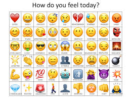 28 Eye Catching Feelings Chart With Emojis