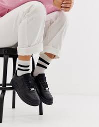 All Black Air Forces Outfit Nike Air Force 1 07 Trainers In Black Asos Nike Air Force 1 Outfit Nike Air Force Outfit Nike Air Force Black