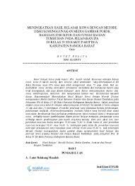 Pengembangan pengalaman belajar ranah kogni tif, psikomotori k, dan afektif. Pengaruh Kemampuan Akademis Intensitas Bimbingan Pkp Dan Karya Ilmiah Bagi Mahasiswa Pgsd Di Upbjj Ut Surakarta