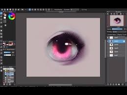 Medibang Paint Pro Desktop Version How To Eye Color Tutorial Part 2 Youtube Drawing Tutorial Digital Art Tutorial Paint Program