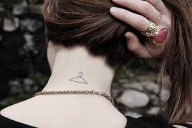Clothes Hanger Tattoo Tumblr Hanger Tattoo Neck Tattoo Trendy Tattoos