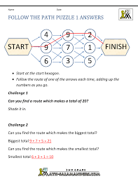 Often these endings can be penciled in (but not always). Free Math Puzzles Addition And Subtraction