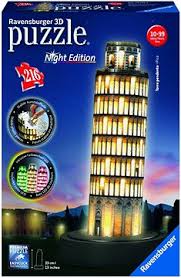 Discover a new dimension with puzzle ball from ravensburger. Ravensburger 3d 125159 Pisa Night Edition 3d Puzzle Alzashop Com