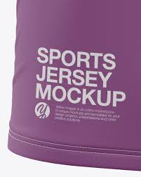 Download Men S V Neck Sports Jersey Mockup Front View In Apparel Mockups On Yellow Images Object Mockups