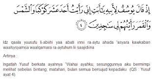 Surah yusuf ayat 4 dan surah thaha ayat 39. Keutamaan Surah Thaha Ayat 39